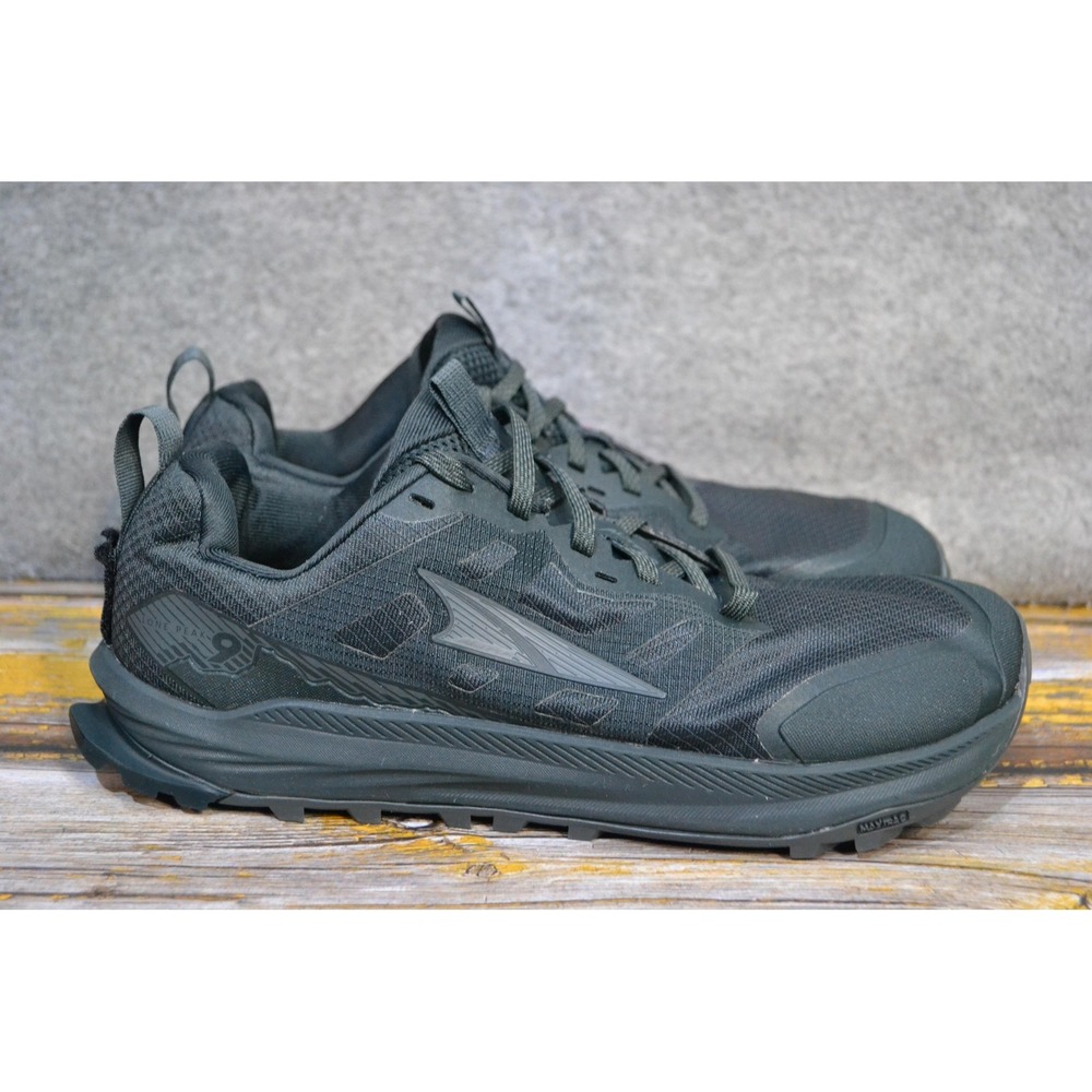 Altra Lone Peak 9 GTR Shoes Womens 9.5 Black Trail Running Hiking AL0A85PR000